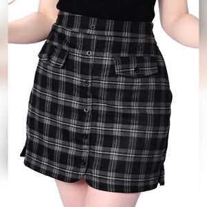 Plaid Mini Skirt